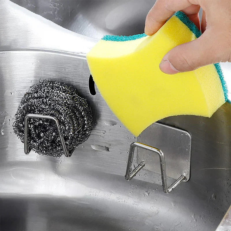 Shelf for Sponges with Water Drain (4 Pieces)