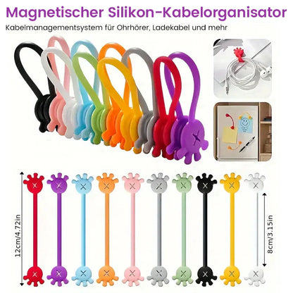 Cable Holder with Strong Magnetic Function (5 Pieces)