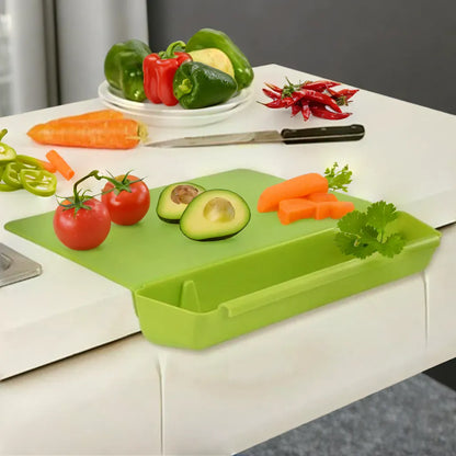2 - In-1 Cutting Board with Collection Tray