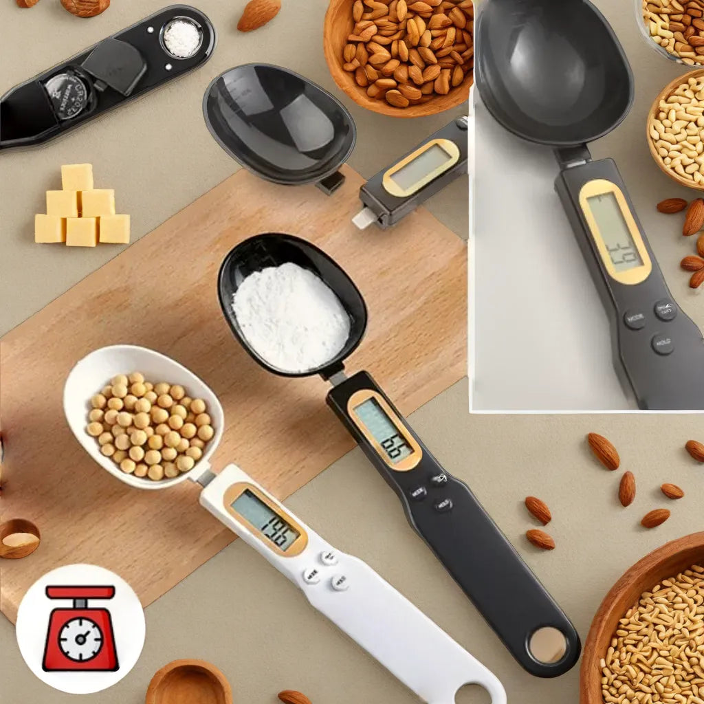 Spoon with Integrated Digital Scales
