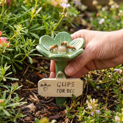 Flower-Shaped Bee Waterer – Colorful Water Dispensers for the Garden