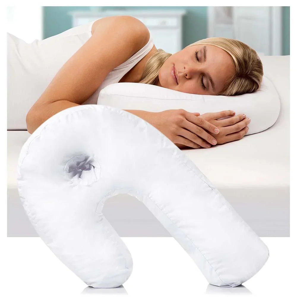 Ergonomic U - Shaped Side Sleeper Pillow