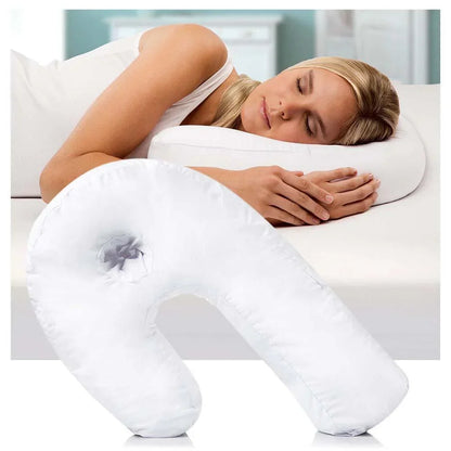 Ergonomic U - Shaped Side Sleeper Pillow