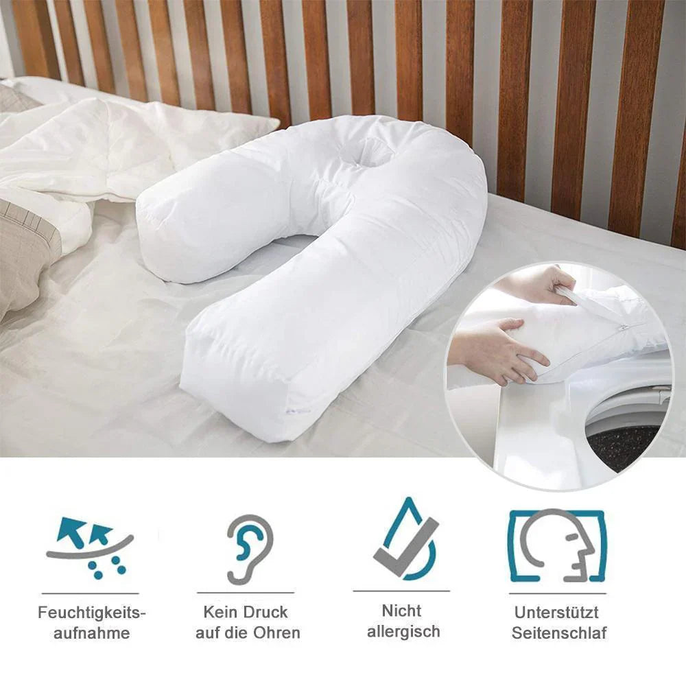 Ergonomic U - Shaped Side Sleeper Pillow