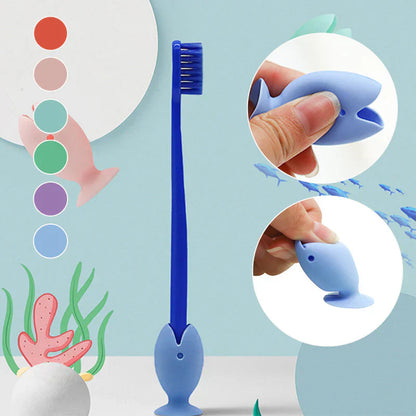 Fish - Shaped Silicone Toothbrush Cover (6 Pieces)
