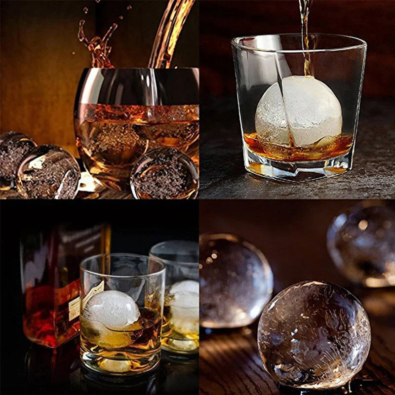 Space - Saving Round Silicone Ice Cube Mould