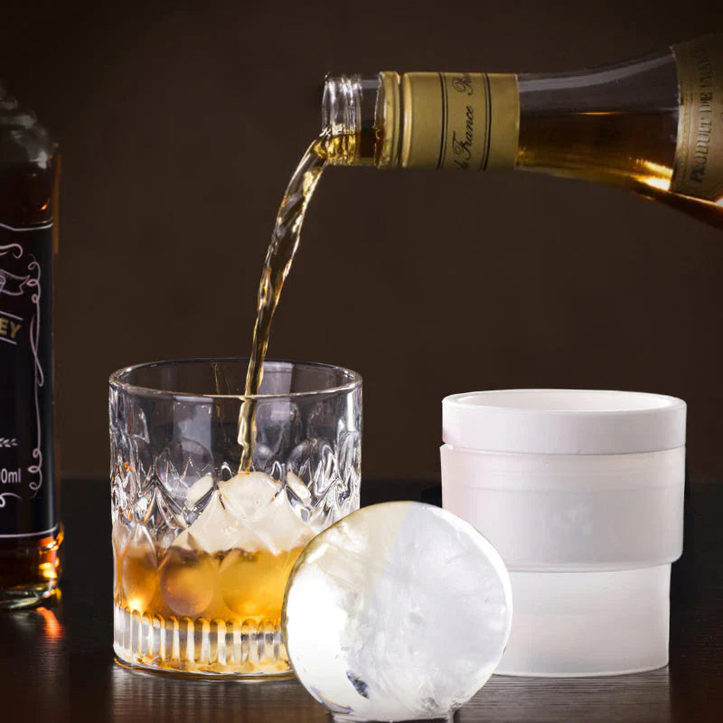Space - Saving Round Silicone Ice Cube Mould