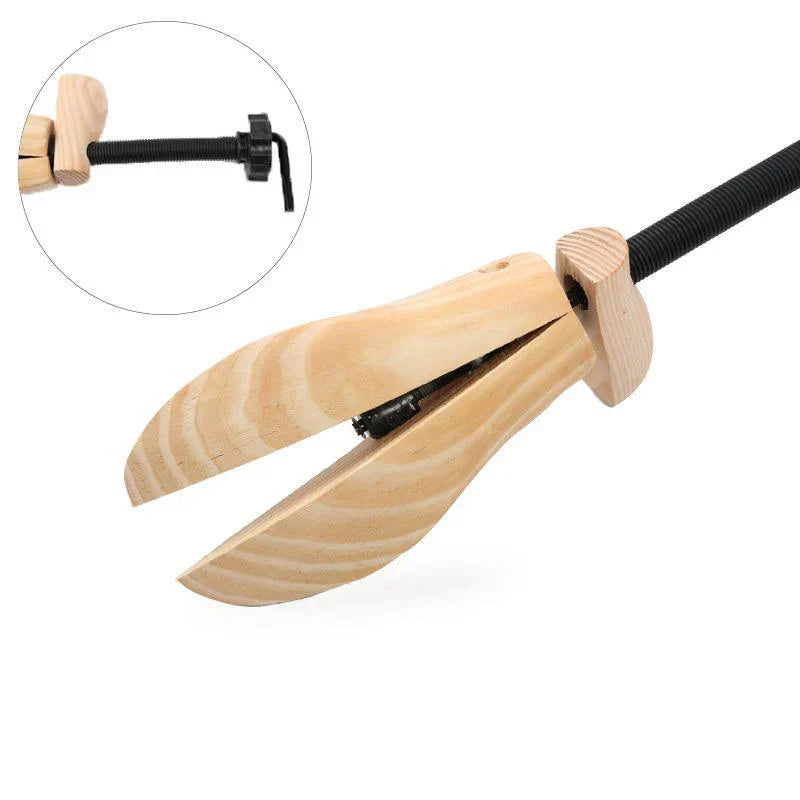 Adjustable Shoe Trees Made From Solid Wood