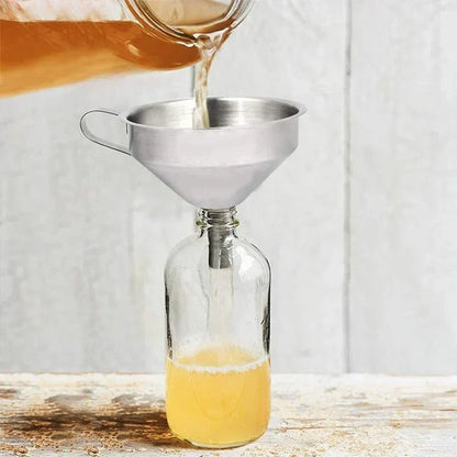 Fine Stainless Steel Funnel for Oil and Liquids