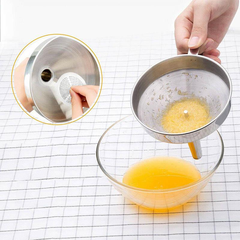 Fine Stainless Steel Funnel for Oil and Liquids