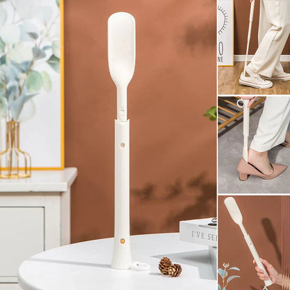 Telescopic Shoehorn for Easy Donning