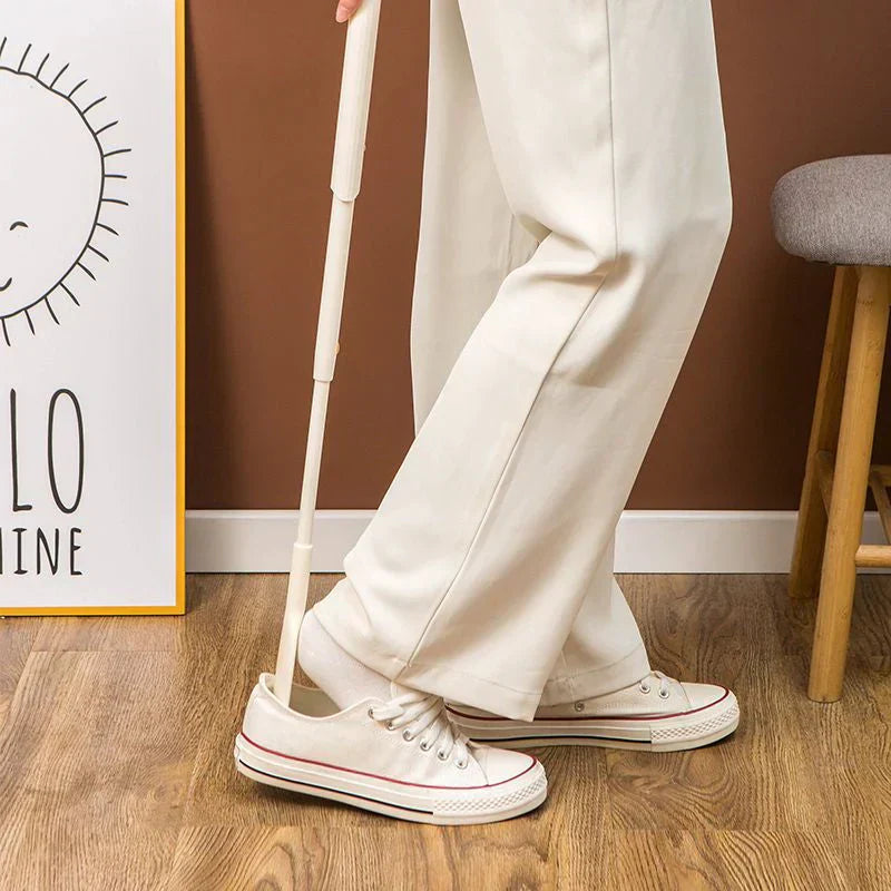 Telescopic Shoehorn for Easy Donning